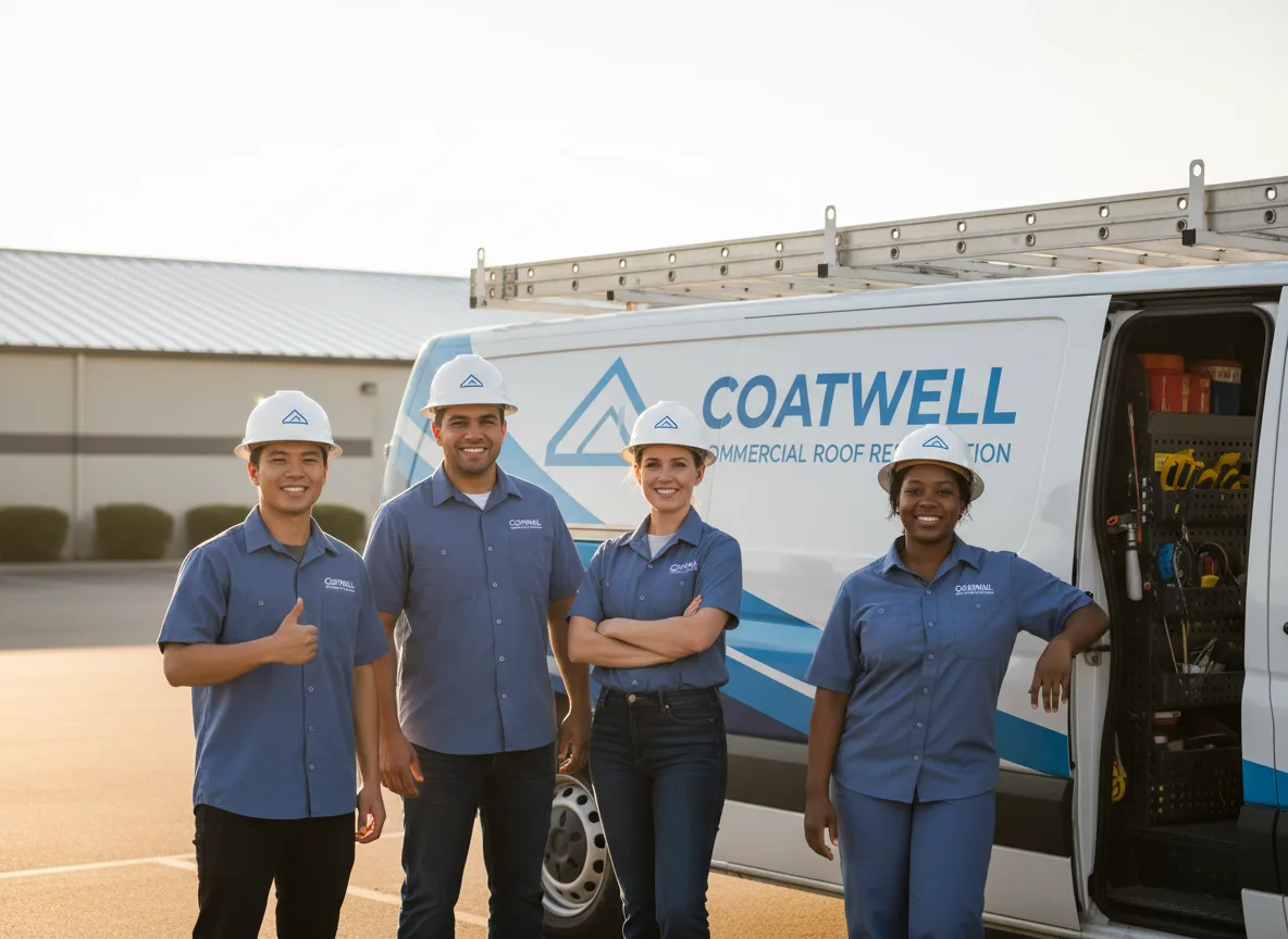 Commercial roof coating company in Soldier, KS